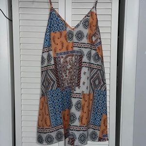 Colorful, patchwork dress from Shein. Size small.